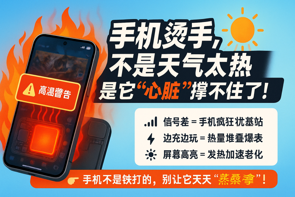手机“过热”是怎么回事？其实和你以为的不太一样！